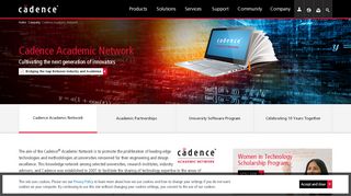 
                            4. Cadence Academic Network