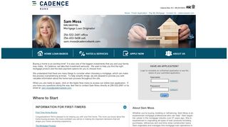 
                            7. Cadence Bank Mortgage Online Application - Index
