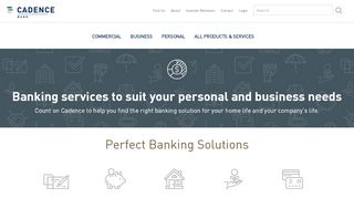 
                            3. Cadence Bank | Products & Services