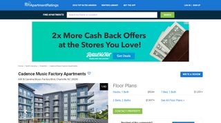 
                            5. Cadence Music Factory Apartments - 38 Reviews | Charlotte, NC ...