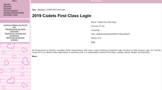 
                            4. Cadets First Class Login- Thread