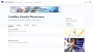 
                            4. Cadillac Family Physicians, Cadillac, MI - Healthgrades