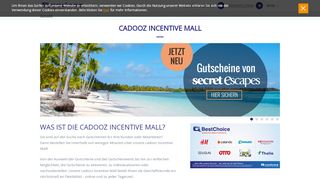 
                            6. cadooz Incentive Mall - portal.cadooz.com