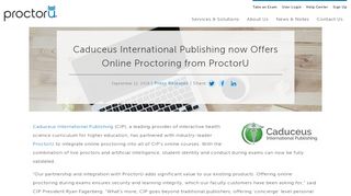 
                            4. Caduceus International Publishing now Offers Online Proctoring from ...