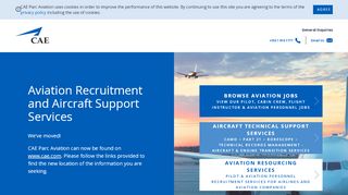 
                            6. CAE Aviation Recruitment and Aircraft Support Services