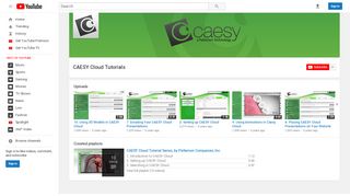 
                            8. CAESY Cloud Tutorials - YouTube