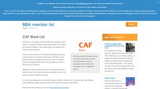 
                            7. CAF Bank Ltd | BBA