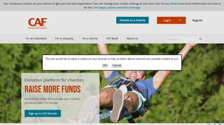 
                            2. CAF Donate | Donation processing platform for charities