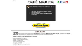 
                            8. Cafe Marita Cadastro | Brasil | Cafe Marita