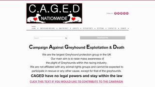 
                            8. CAGED NationWide - CAMPAIGN AGAINST GREYHOUND …