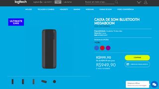 
                            3. Caixa de Som Bluetooth Logitech UE MEGABOOM