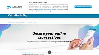 
                            2. CaixaBank Sign | CaixaBank