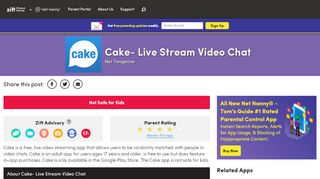 
                            7. Cake- Live Stream Video Chat - Zift App Advisor