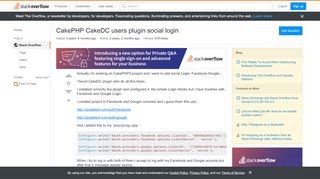
                            5. CakePHP CakeDC users plugin social login - Stack …