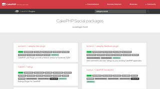 
                            3. CakePHP Social packages - plugins.cakephp.org