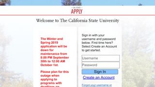 
                            4. Cal State Apply | Applicant Login Page Section