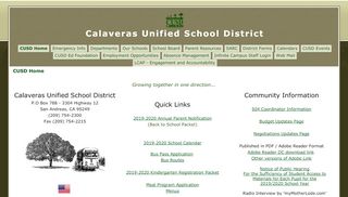 
                            2. Calaveras Unified School District