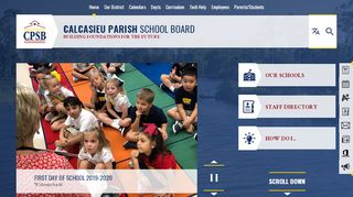 
                            8. Calcasieu Parish Public Schools / Homepage