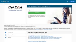
                            9. Calcom Federal Credit Union: Login, Bill Pay, Customer Service and ...
