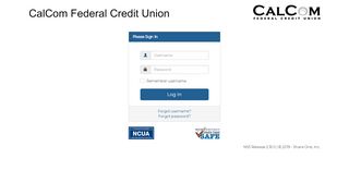 
                            3. CalCom Federal Credit Union: Welcome!