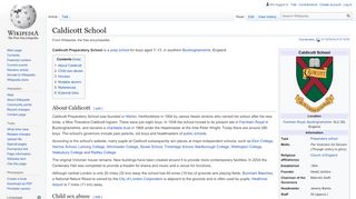
                            3. Caldicott School - Wikipedia