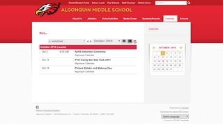 
                            8. Calendar - Algonquin Middle School - Middle Schools - Schools ...