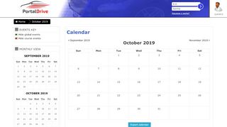
                            9. Calendar: Detailed month view: November 2116 - Portal Drive