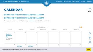 
                            9. Calendar - International School Hamburg