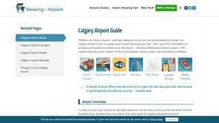 
                            8. Calgary Airport Guide - Sleeping in Airports
