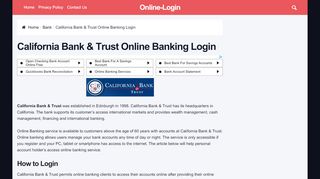 
                            5. California Bank & Trust Online Banking Login - …