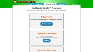 
                            3. California CAASPP Products - Learning Farm