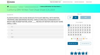 
                            8. California DMV Written Test Cheat Sheet 2019 | 46 QUESTIONS