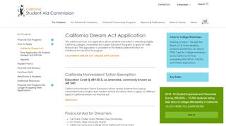 
                            9. California Dream Act - California Student Aid …