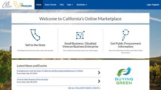 
                            4. California eProcurement Portal