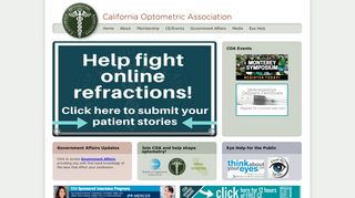 
                            7. California Optometric Association: Home