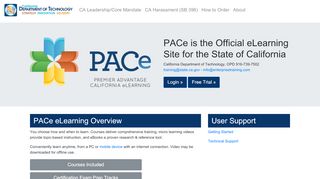 
                            4. California PACe Online Learning Featuring My SkillSource