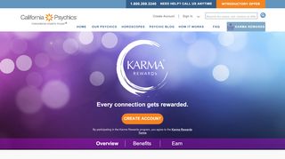 
                            3. California Psychics - Join Karma Rewards