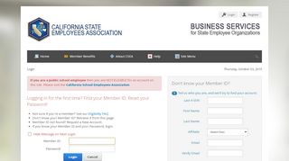 
                            8. California State Employees Association > Login