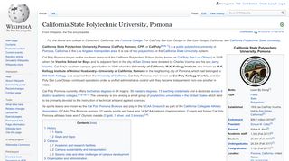 
                            8. California State Polytechnic University, Pomona - Wikipedia