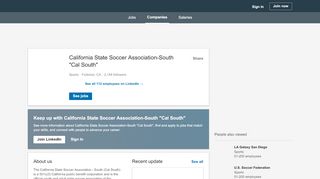 
                            6. California State Soccer Association-South 