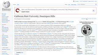 
                            4. California State University, Dominguez Hills - Wikipedia