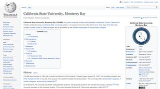 
                            4. California State University, Monterey Bay - Wikipedia