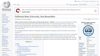
                            3. California State University, San Bernardino - Wikipedia