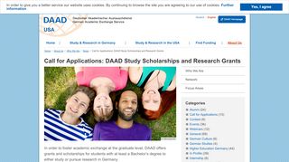 
                            8. Call for Applications: DAAD Study Scholarships and Research Grants ...