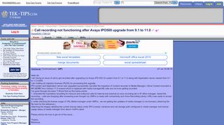 
                            9. Call recording not functioning after Avaya IPO500 upgrade from 9.1 ...