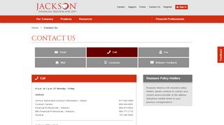 
                            9. Call Us - Contact Us | Jackson - Jackson National