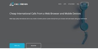 
                            7. Call2Friends - Free Calls Online with Web Based Calling App