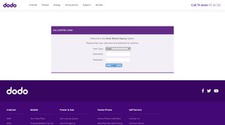 
                            5. CALLCENTRE LOGIN - connectto.dodo.com