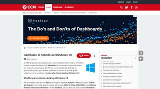 
                            6. Cambiare lo sfondo su Windows 10 - it.ccm.net