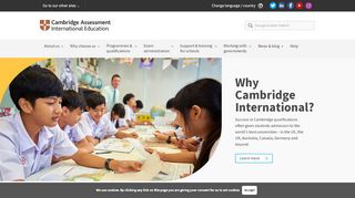 
                            3. Cambridge Assessment International Education Official Website